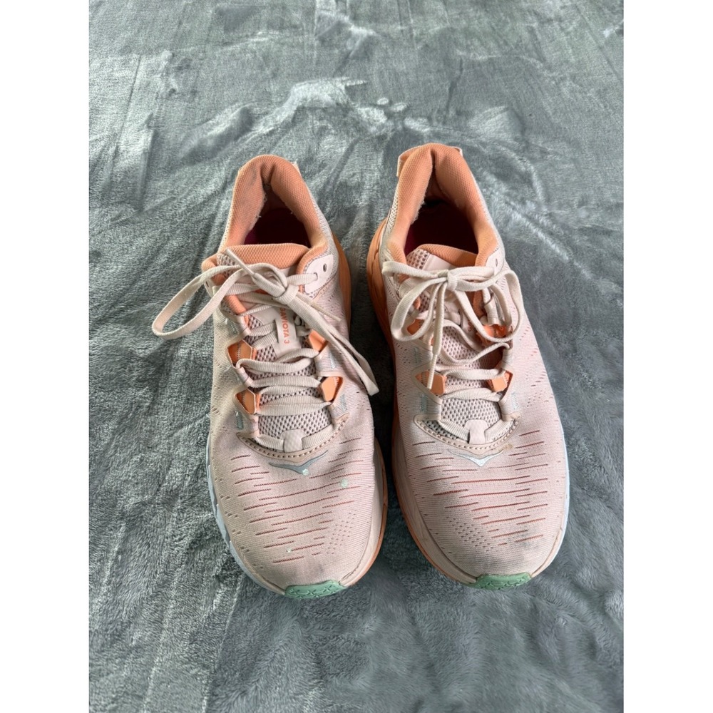 Hoka One One Gaviota 3 Women's Running Shoes 10B Peach Stability Sneaker 1113521